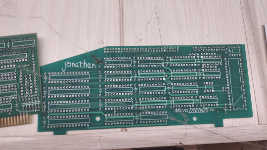 Apple II PCB Johnathan Project CD Rom Controller CPU